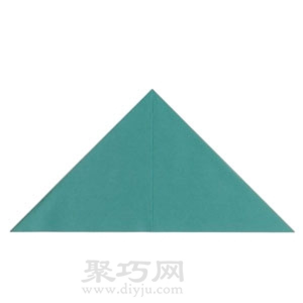 Illustration of handmade origami three-dimensional star folding method