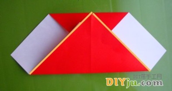 Very cute Santa Claus origami method + illustrated tutorial