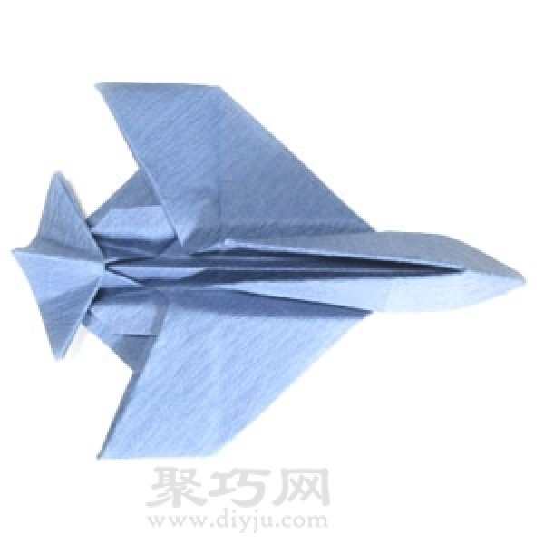 How to fold a jet fighter. Let’s fold a jet aircraft.