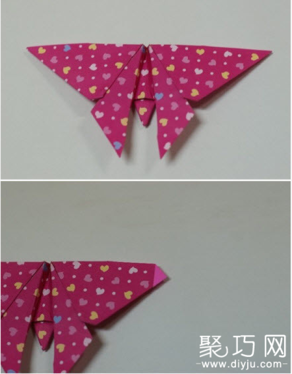 Simple Butterfly Origami Illustrated Tutorial: Teach you how to fold paper butterflies