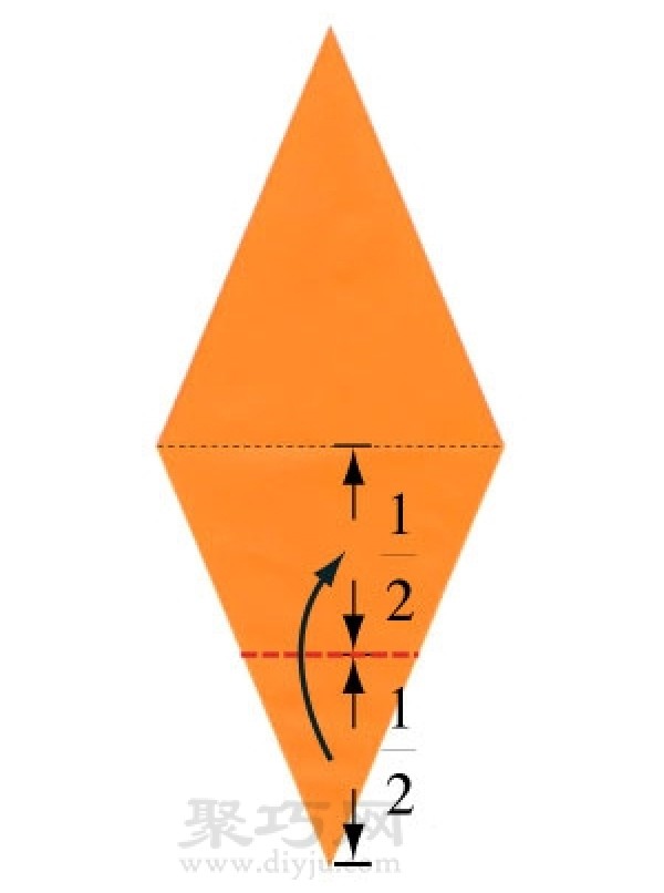 Simple fox origami step-by-step illustrated tutorial