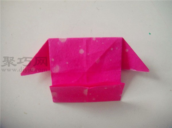 Origami lesson plan for small classes in kindergarten: Origami small house How to fold a small house