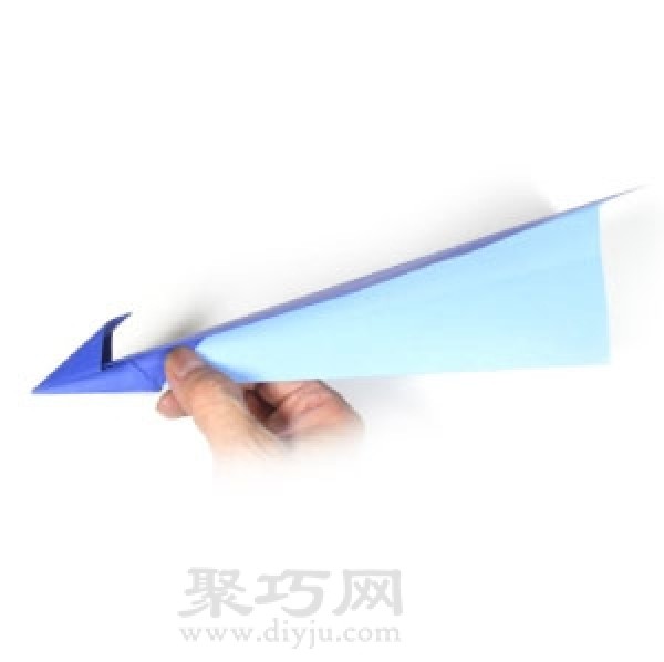 Ultra-fine pointed paper airplane origami tutorial