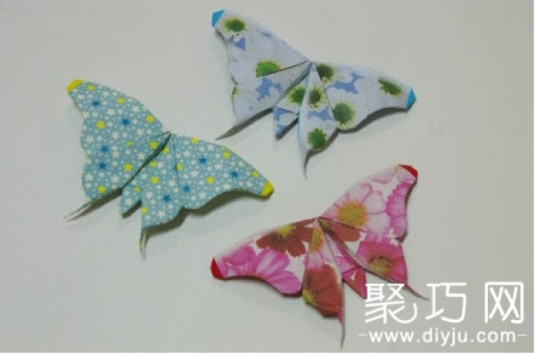 Simple Butterfly Origami Illustrated Tutorial: Teach you how to fold paper butterflies