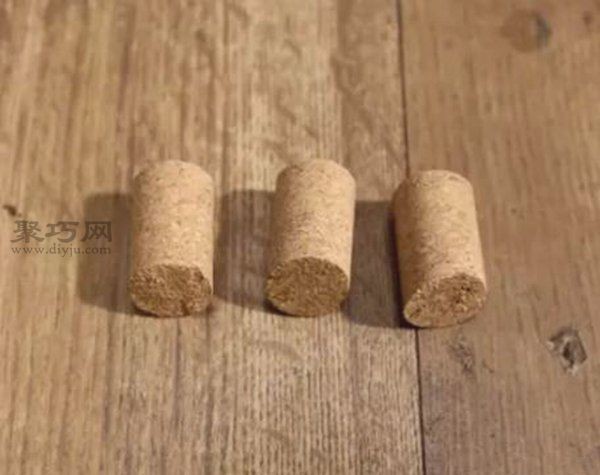 Kindergarten handmade red wine cork, how to DIY cute little wooden horse