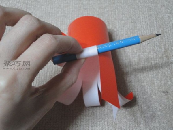 Tutorial on how to make cute paper art three-dimensional octopus for children