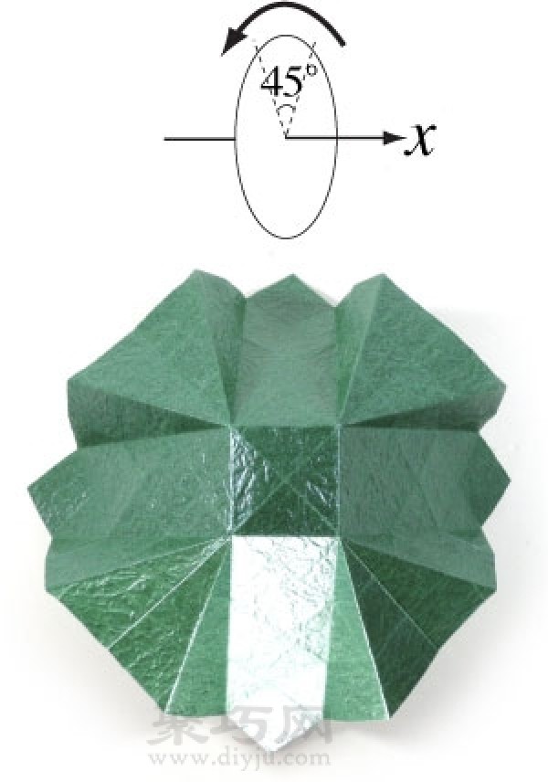 How to fold a cube carton with lid