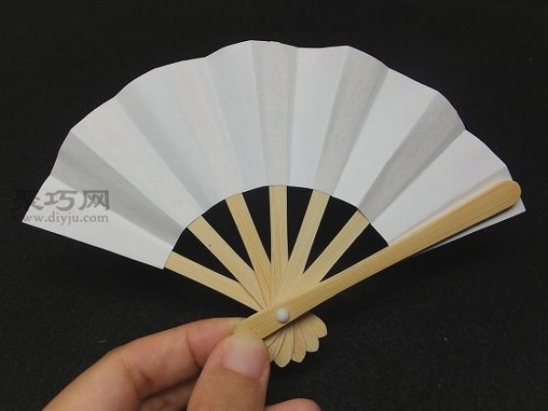 Handmade folding fan making tutorial: DIY an exquisite small folding fan