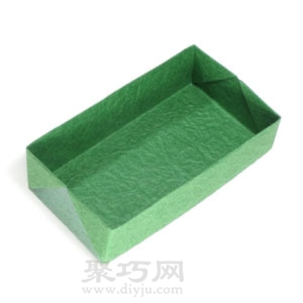 Rectangular origami box is simple and beautiful