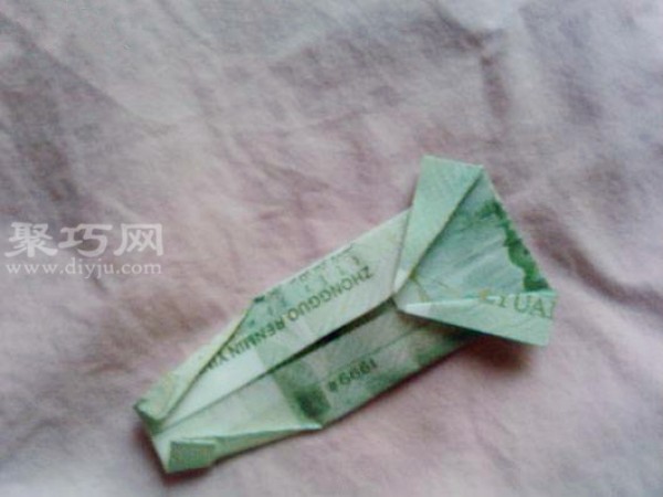 How to fold clothes with money Super cute 1 yuan origami shirt illustrated tutorial