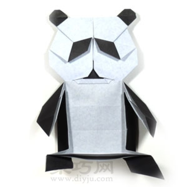 How to fold origami panda