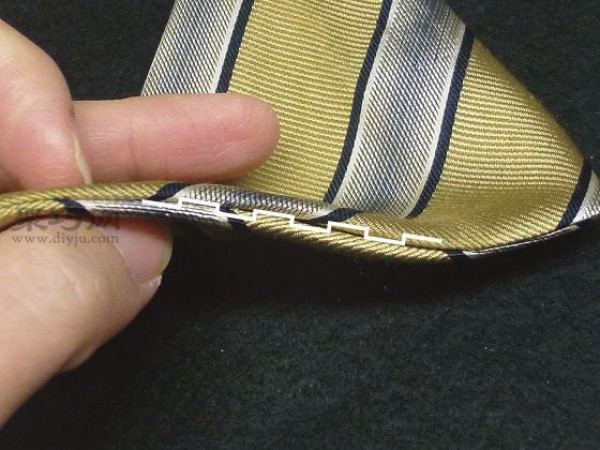 Mens Formal Pocket Square Handmade Tutorial Using Old Ties to Make a Pocket Square