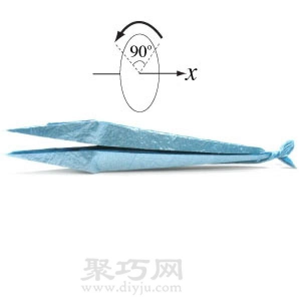 Easy to learn needlefish origami tutorial