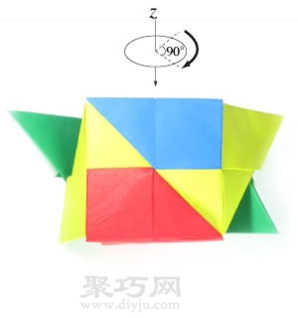 How to fold a three-dimensional paper Rubiks Cube? Illustrated tutorial on Rubiks Cube origami method