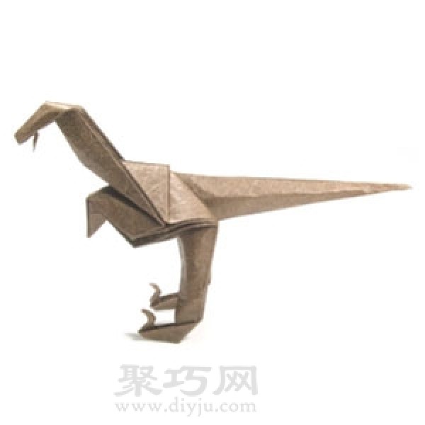 Origami Velociraptor Folding Steps