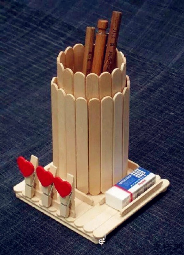 A complete collection of handmade creative ideas for turning waste into treasures with ice cream sticks. Appreciation of DIY popsicle stick works