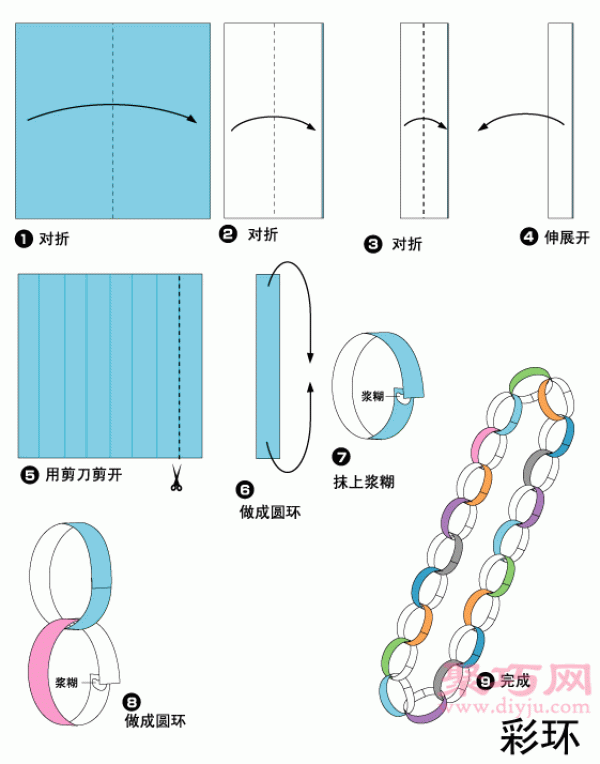 Handmade origami bracelet tutorial Illustration of how to fold a bracelet