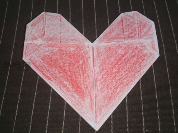 Simple and beautiful, teach you how to make heart origami using rectangular origami