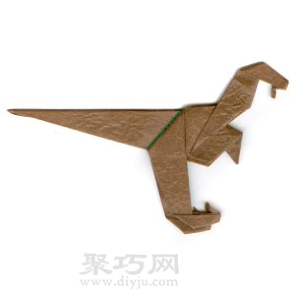 Origami Velociraptor Folding Steps