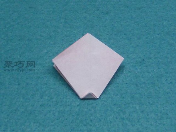 Simple folding method of cherry blossom petals. Tell you how to fold five-point origami petals.