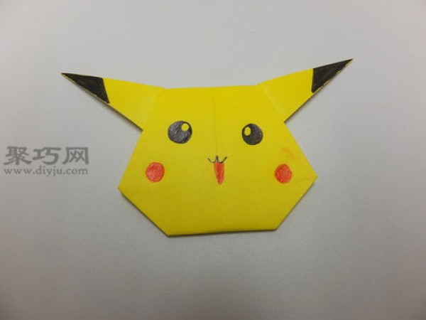 How to fold origami Pikachu. Teach you how to fold Pikachu.