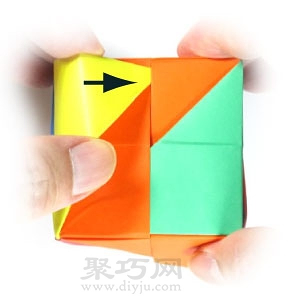 How to fold a three-dimensional paper Rubiks Cube? Illustrated tutorial on Rubiks Cube origami method