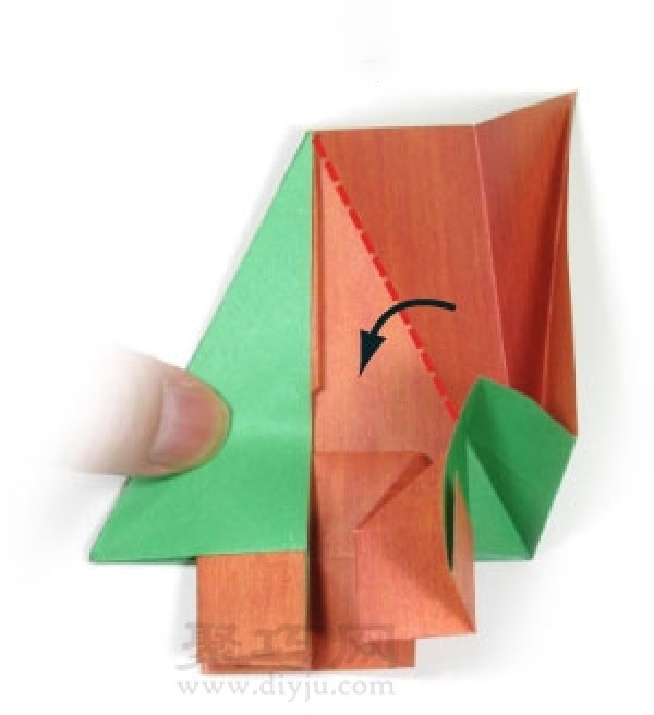 3D Origami Christmas Tree Illustrated Tutorial