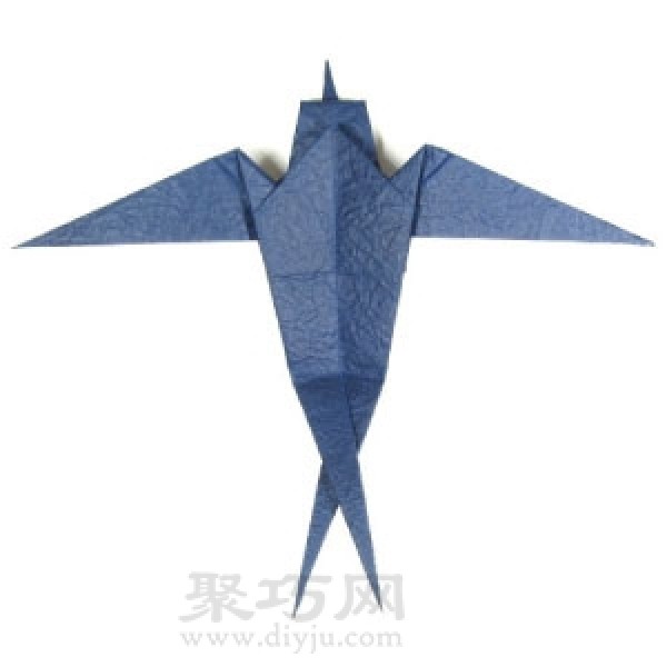 How to make origami swallows by hand