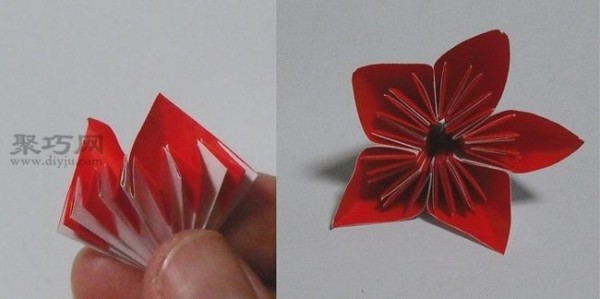 Use a simple method to fold and teach you how to make handmade three-dimensional flower balls