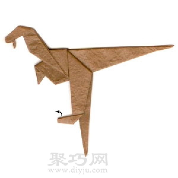 Origami Velociraptor Folding Steps