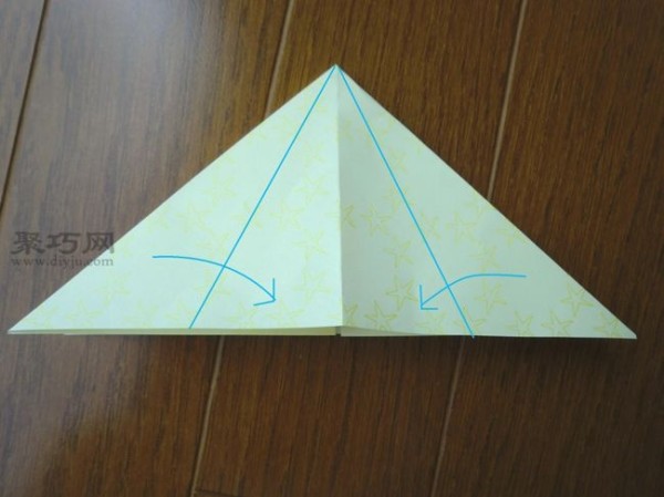 Childrens creative DIY origami three-dimensional rocket making illustrated tutorial