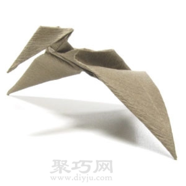 Origami Pterosaur Illustrated Tutorial