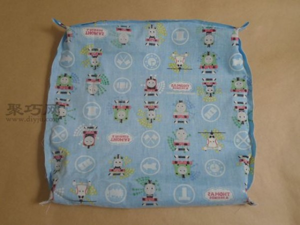 Bicycle child rear seat cushion handmade tutorial