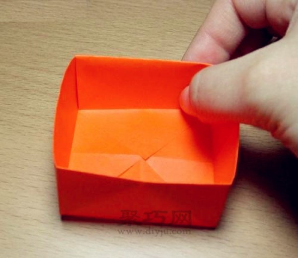 How to make an origami box with rectangular paper Origami small object storage box