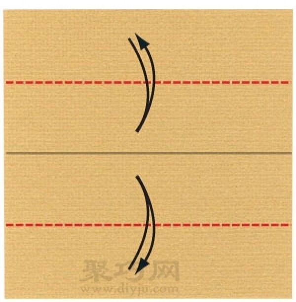 How to fold origami a awning boat. Illustration of the steps for folding a awning boat with a raised middle.