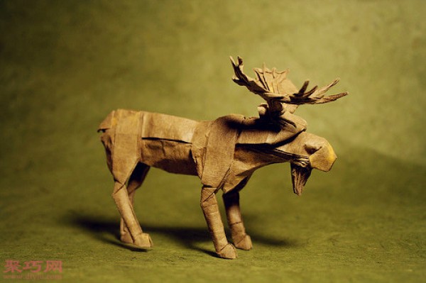 Appreciation of 3D animal origami: lion, pig, fox, dragon