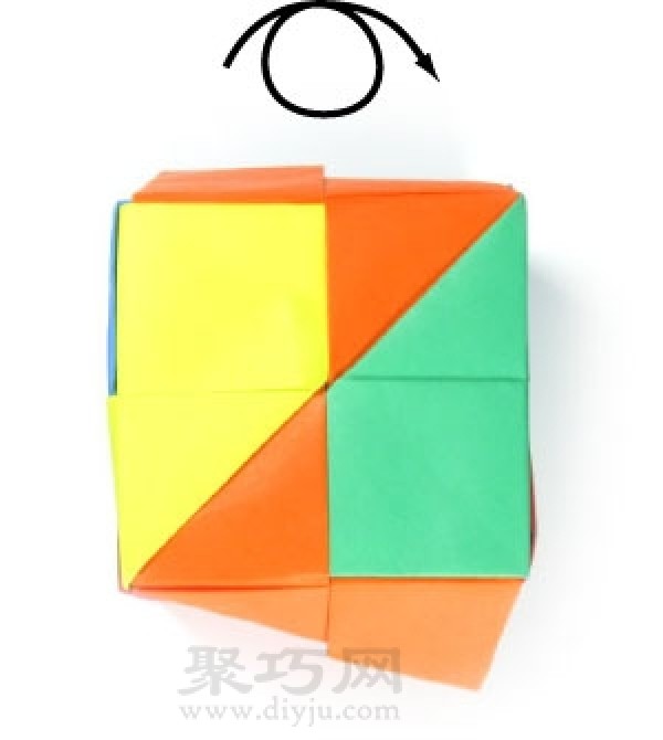 How to fold a three-dimensional paper Rubiks Cube? Illustrated tutorial on Rubiks Cube origami method