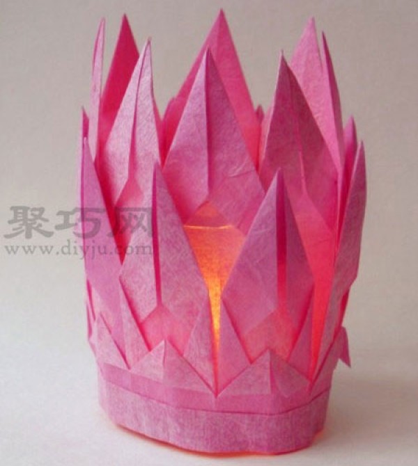 Illustrated tutorial on how to make lotus lanterns Handmade Lantern Festival lanterns