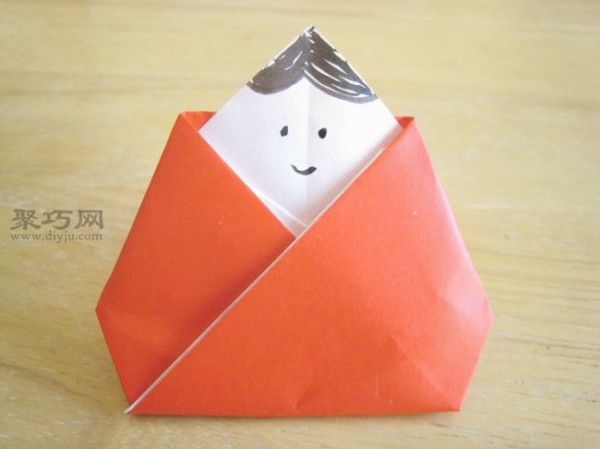 Creative origami doll tutorial teaches you how to fold fat dolls with paper