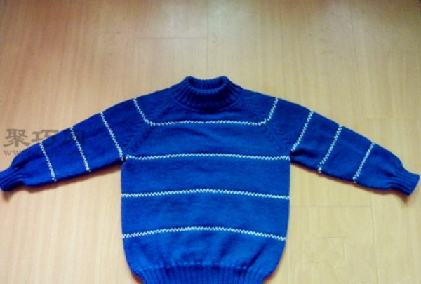 Illustrated tutorial on knitting boys' sweaters. Teach you how to knit boys' sweaters by hand.