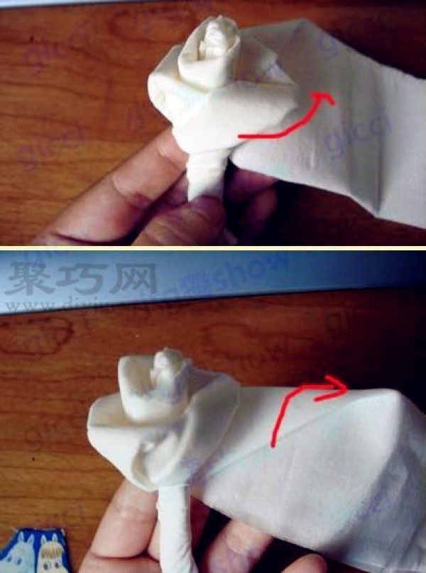 How to fold roses from toilet paper How to fold roses from toilet paper