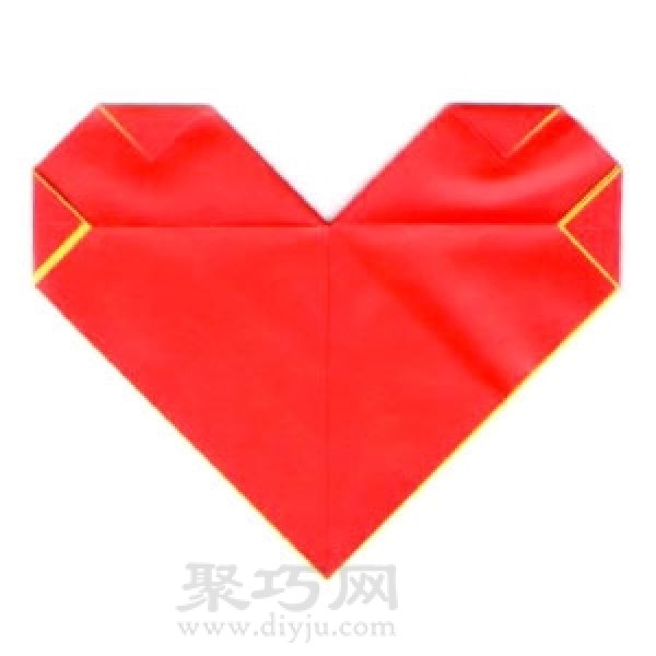 How to make origami heart shape by hand