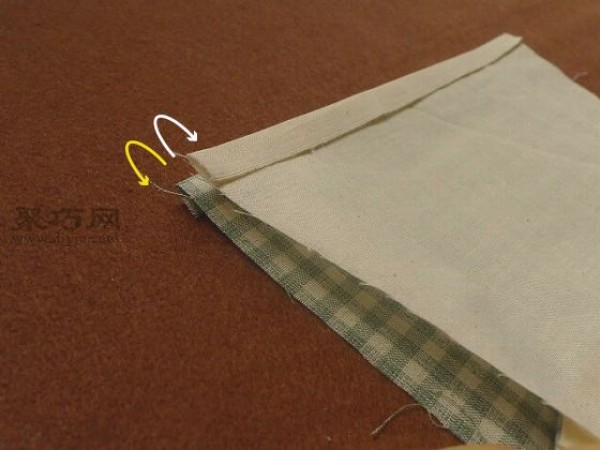 Tutorial on how to make a small flip-top cotton and linen bag. Teach you how to make a small flip-top cotton and linen bag.