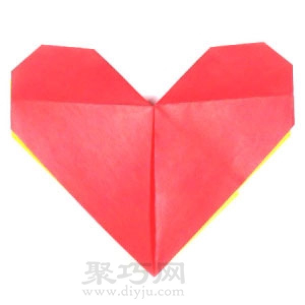 How to make origami heart shape by hand