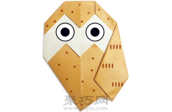 Owl simple handmade origami tutorial