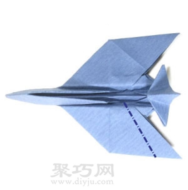 How to fold a jet fighter. Let’s fold a jet aircraft.