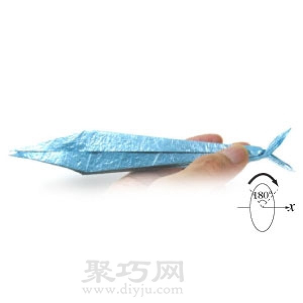 Easy to learn needlefish origami tutorial