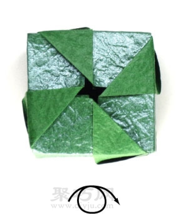 How to stack three-dimensional cubes? Check out this three-dimensional square origami tutorial