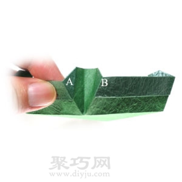 Origami candy box folding method is simple and beautiful