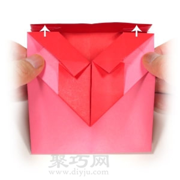 How to fold an origami heart-shaped envelope